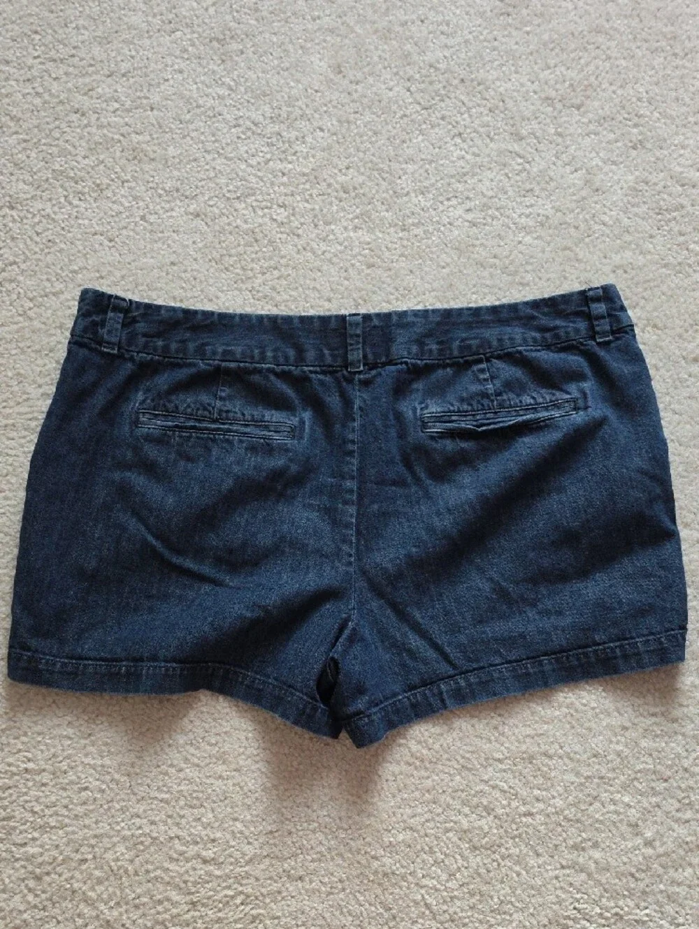 LOFT Dark Indigo Denim Shorts